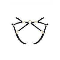 Black Amela Open Back Brief