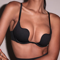 Black Le Stretch Micro U-Plunge Bra