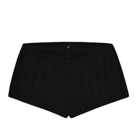 Black Pointelle Short