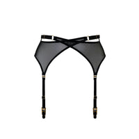 Black Signature Mesh Wrap Suspender