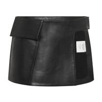 Black Utility Skirt Belt
