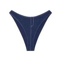 Summer Denim Blue Denim Bikini Bottom