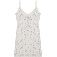 Blue Fields Pointelle Cami Slip Dress
