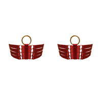 Burnt Red Signature Webbed Garters