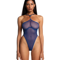 Electric Blue Lory Bodysuit