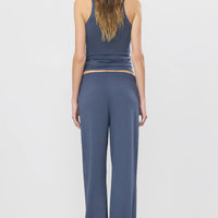 Washed Navy Cotton Modal Lounge Pant