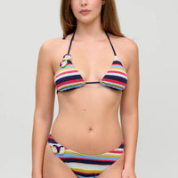Retro Rainbow Dove Knit Bikini Bottom