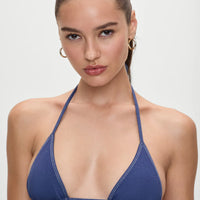 Summer Denim Nick Bikini Top