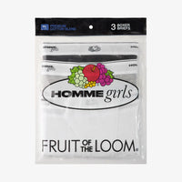 HommeGirls x Fruit of the Loom Boxer Briefs (3-Pack)