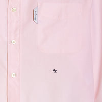 Pink Oxford Cropped Shirt