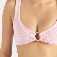 Ballet Pink Julia Bikini with Gold Hoop