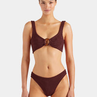 Metallic Chocolate Julia Bikini