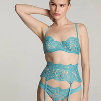 Aquamarine Royal Jewel Balconette Bra
