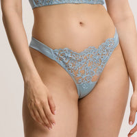 Ice Blue Royal Jewel Thong