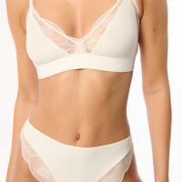 Ivory Anemone Soft Triangle Bra