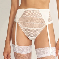 Ivory Bella Garter Belt