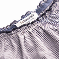 La Charlie: Navy Vichy Cotton Tanga