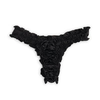 La Clémence: Black Silk Tanga