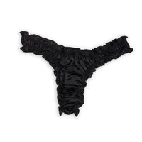 La Clémence: Black Silk Tanga