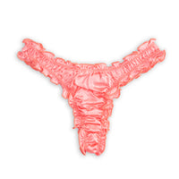 La Manon: Baby Pink Silk Tanga