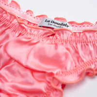 La Manon: Baby Pink Silk Tanga