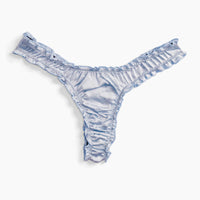 La Shea: Baby Blue Silk Tanga