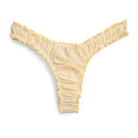 La Tizita: Yellow Striped Cotton Tanga