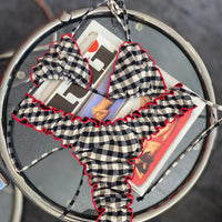 Le French Gingham Bikini Set