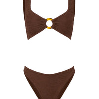 Metallic Chocolate Julia Bikini