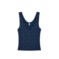 Midnight Fields Pointelle Scoop Tank