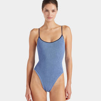 Navy Cornflower Pamela Contrast