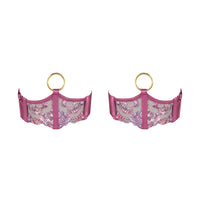 Raspberry Siren Garters