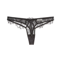 Black Sophia Lace Thong