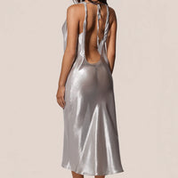 Sterling Le Disco Cowl Midi Dress