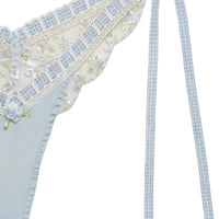 Baby Blue Pinkaboo Thong Panty