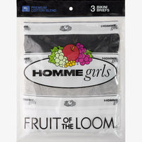 HommeGirls x Fruit of the Loom Bikini Brief (3-Pack)