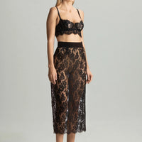 Black Tokyo Evenings Longline Balconette Bra