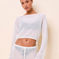 Optic White Athena Top