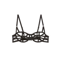 Black Caged Bra