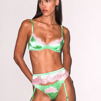 Pastel Lime Juliet Lace Thong