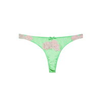 Pastel Lime Juliet Lace Thong