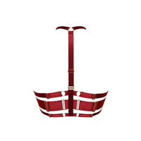 Burnt Red Signature Mesh Wrap Bra