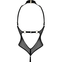 Black Signature Mesh High Neck Body