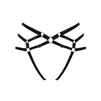 Black Signature Ouvert Harness Brief