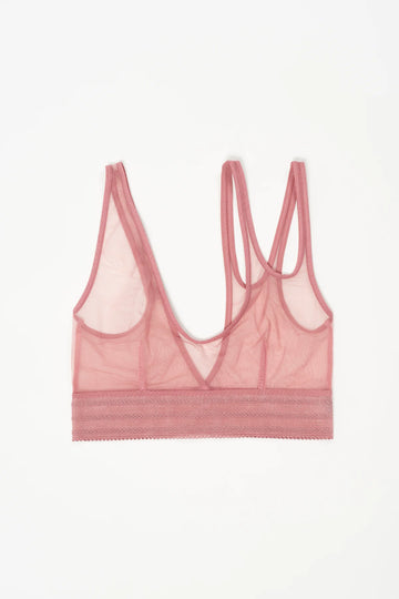 Rose Dust Bare Cut Out Sporty Bra