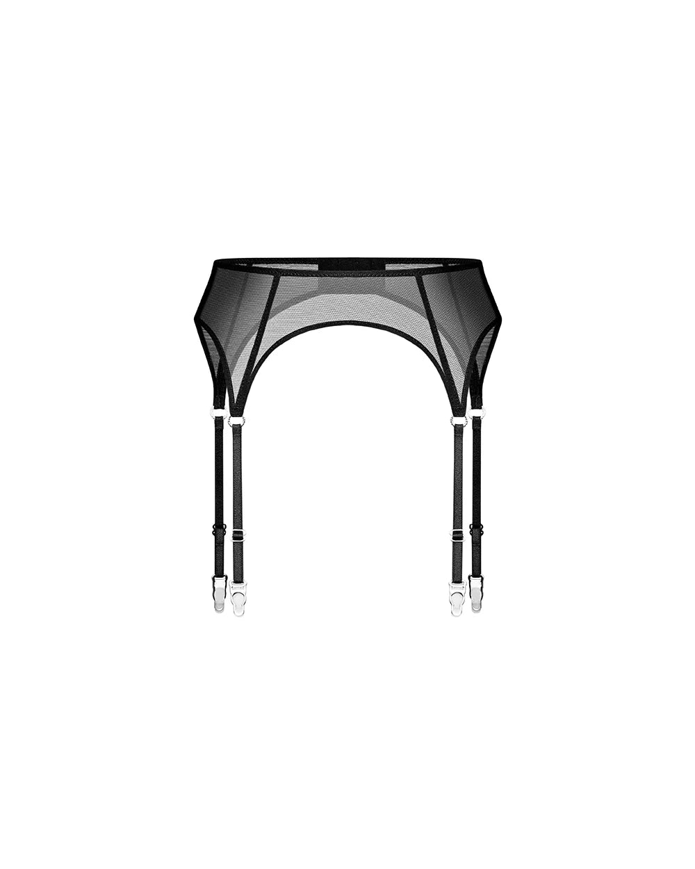 Black Noemi Suspender Belt