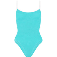 Aqua Pamela Contrast One Piece Swimsuit