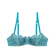 Aquamarine Royal Jewel Balconette Bra