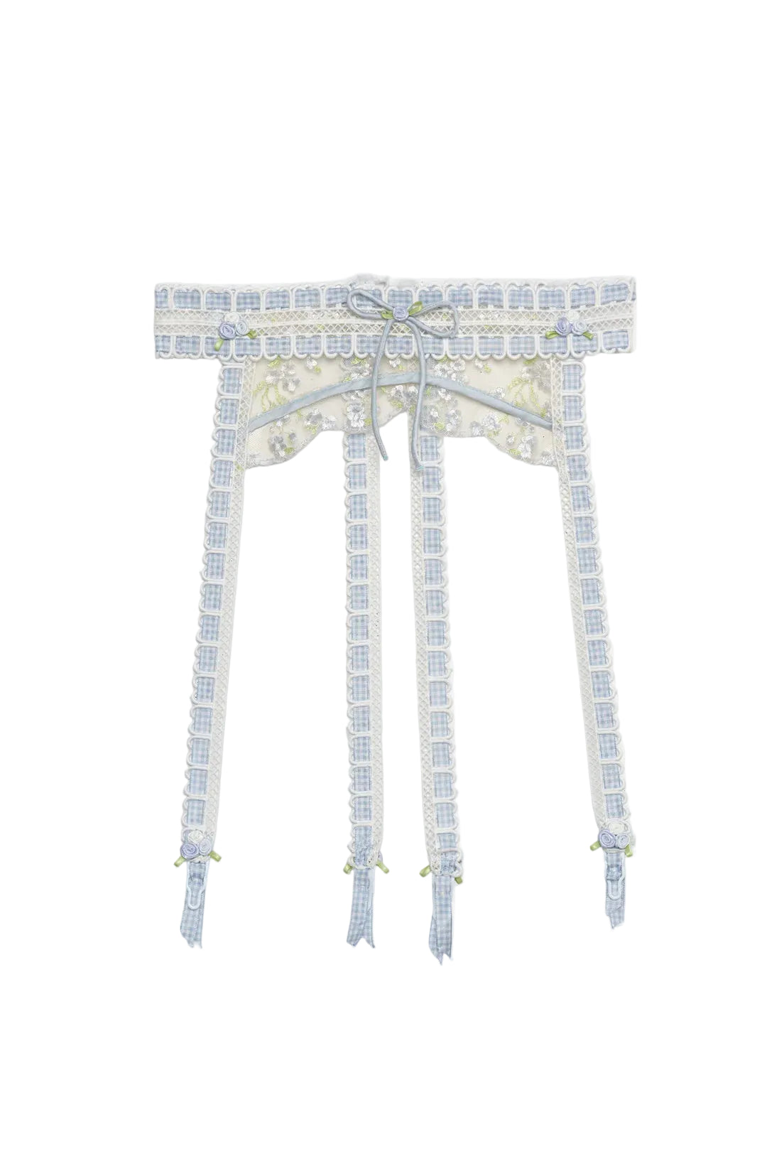 Baby Blue Pinkaboo Garter Belt