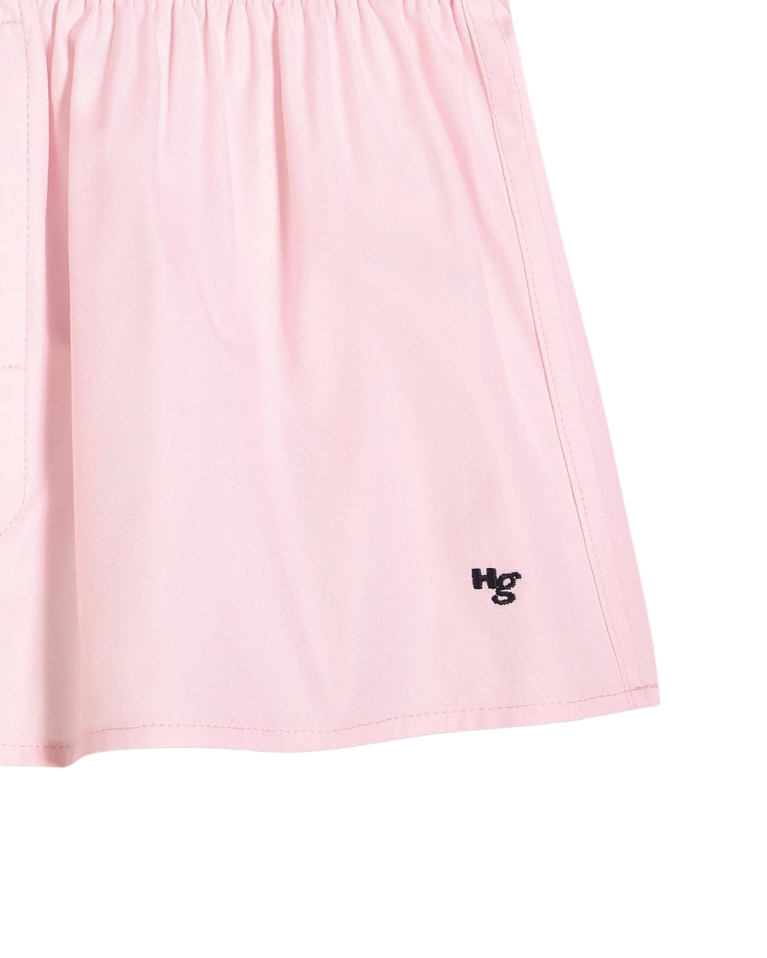 Pink Oxford Mini Skirt
